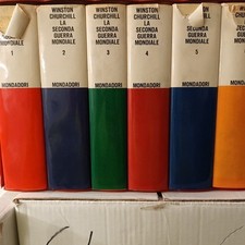 Winston Churchill E La Seconda Guerra Mondiale 6 Volumi Cofanetto - Mondadori 