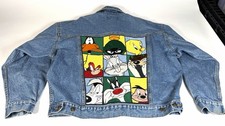 Vtg 1995 Warner Bros Studio Store Looney Tunes Denim Jacket L Archival RARE