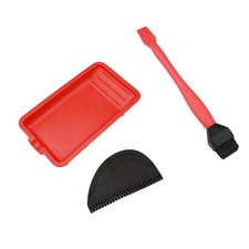 Silicone Glue Kit Applicator Set Silicone Brushes Woodworking Glue Spreader A1H8