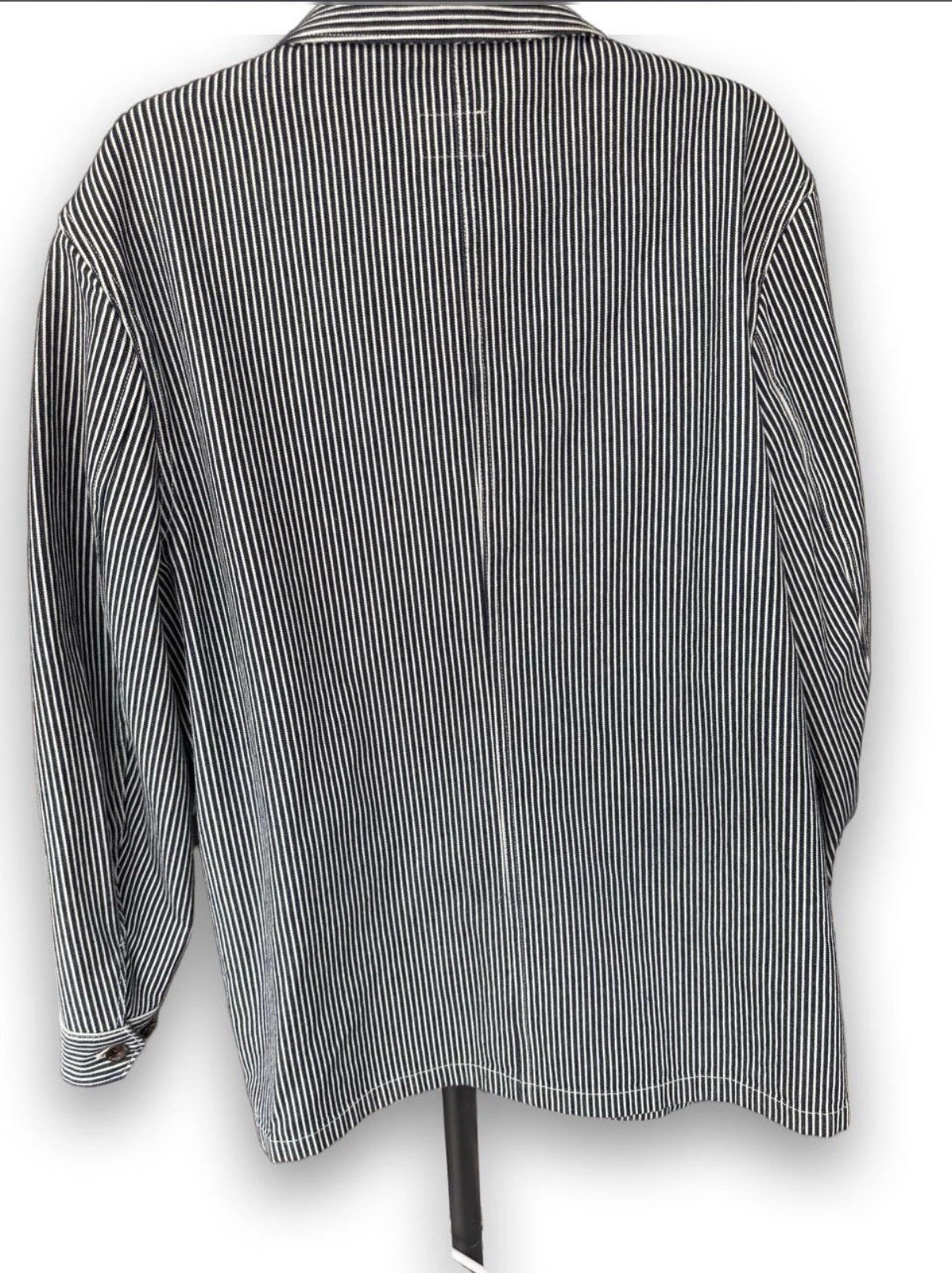 Todd Snyder Railroad Hickory Stripe Carpenter Jacket Sz M-Chore Coat $398-EUC - product detail image 5