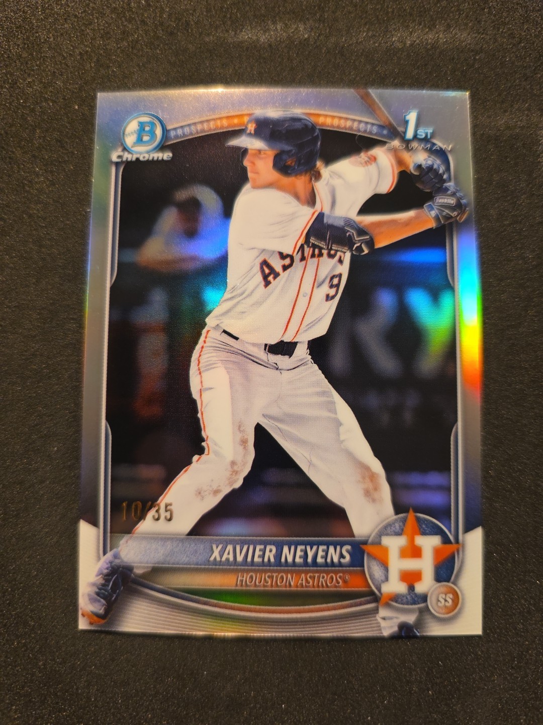 2025 Topps Bowman Draft Chrome Xavier Neyens #BDC-2 Logofractor /35 