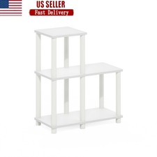 Versatile Open Shelf Storage Rack Easy Assembly Modern Decorative Display Unit