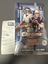 2025 Topps Chrome Football Hobby Box FAST SHIP
