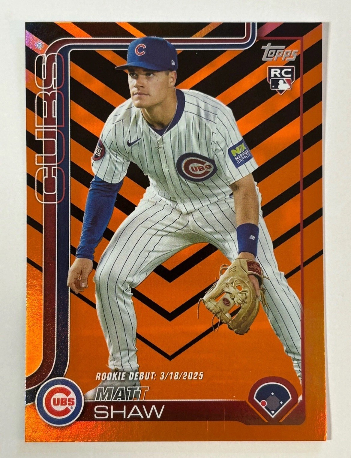 2025 Topps Update Series - Rookie Debut Matt Shaw #US345 Holiday (RC)