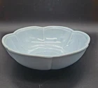 Vintage Powder Blue McCoy USA Pottery Bowl 7528 w/ Scalloped Edge 7.5"