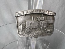Farmall H 50th Anniversary Belt Buckle 1939-1989 Limited Edition Original