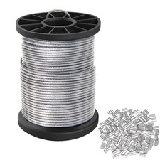 Vinyl Coated Picture Hanging Wire 1.5mm Up to 150lbs,100 Feet 30.5M ...