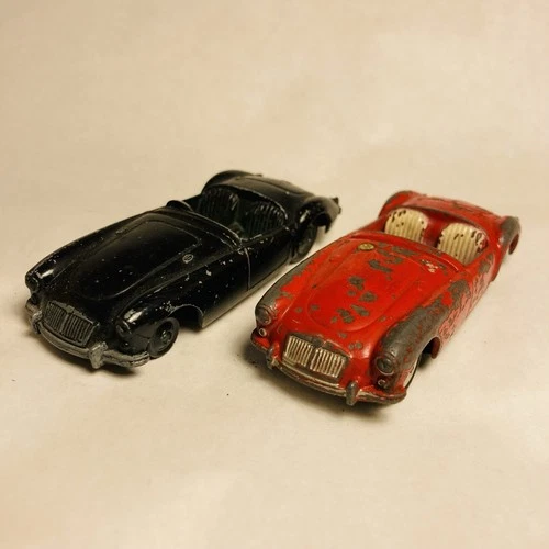 Corgi Toys #302 MGA Sports Car - Job Lot x 2 -  Vintage (ref 10)