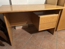 Scrivania in legno per studio bambini e ragazzi con cassetti 