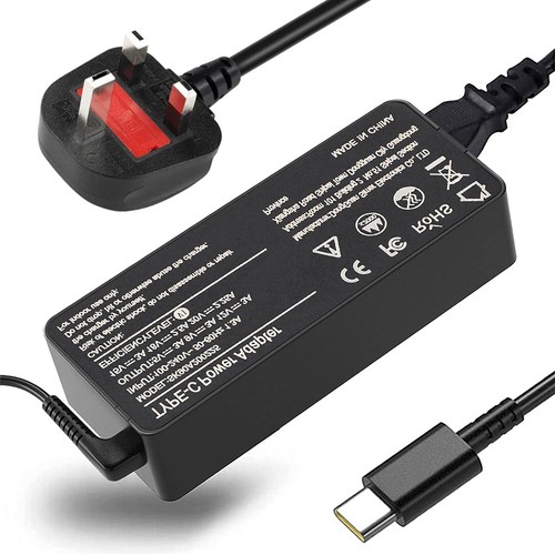 Caricatore USB-C 65W Per Lenovo ThinkPad, IdeaPad, Yoga – Alimentatore Portatile Type-C Con Cavo
