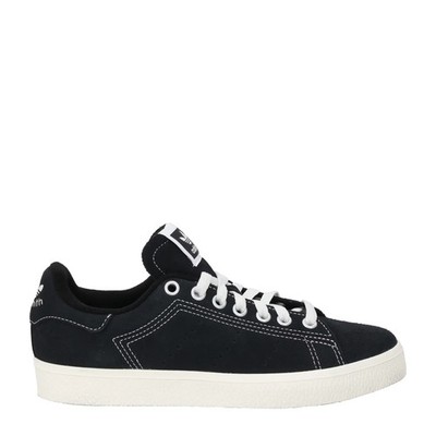 Adidas Jungen Stan Smith B-Side J Schwarz Low Top Leder Sneaker UK 4 UVP 65