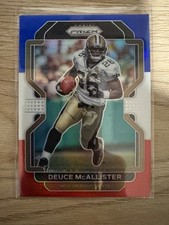 DEUCE McALLISTER #307 2021 PANINI PRIZM SAINTS RED WHITE BLUE