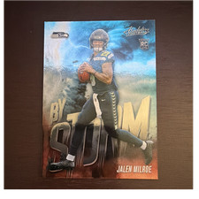 2025 Panini Absolute By Storm Rookie Jalen Milroe #6 Seattle Seahawks NFL