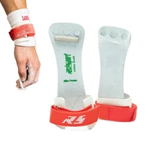 Reisport Men's Protec Elite Hook & Loop High Bar Grips, X-Small, Small,...