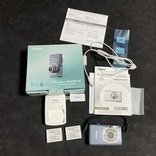 Canon PowerShot SD1200 IS Digital ELPH Camera 10.0MP Blue 3X Zoom Compact LCD