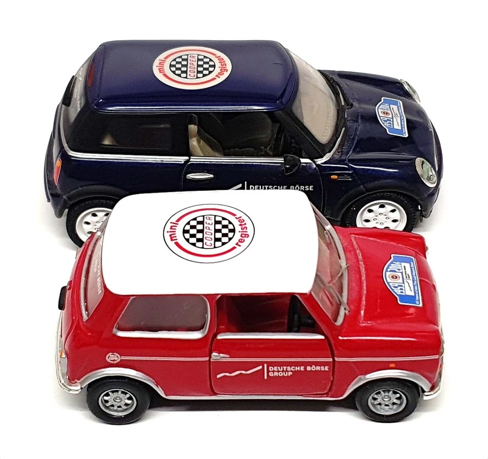 Corgi escala 1/36 CC99175 - Rover Mini Cooper y BMW Mini One D LM Show 2004 Foto 3 de 4