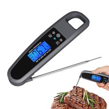 Digital Meat Steak Pork Temp Probe Precise Temperature Tester with Folding Probe