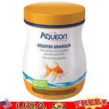 Goldfish Granules Fish Food Nutrient Rich Natural Ingredients No Cloud Water New