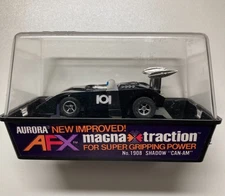 AURORA AFX SHADOW CAN-AM MAGNA-TRACTION #1768 HO SLOT CAR NOS BANDED CUBE BOX 