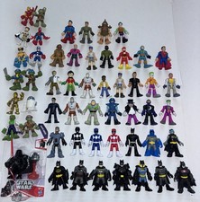 Lote de 53 figuras de acción Imaginext y Hasbro Superhéroes y otros