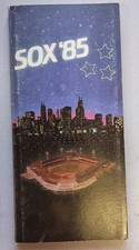 1985 Chicago White Sox Baseball Media Guide