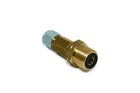 Adapterstück W21.8 x 1/14 LH / 8mm Flexleitung Verbinder Gasleitung LPG