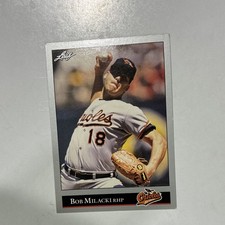 Leaf 1992 Bob Milacki #262 Baltimore Orioles MLB Baseball Card Base Set