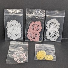 Miniature Delicate Lace Doilies (YOU CHOOSE) Dollhouse Accessories Decor New