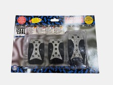Foliatec 3pcs Car Non-slip Pedal Foot Rest Pad Cover Universal Fit