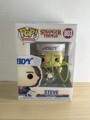Steve Funko Pop Stranger Things Joe Keery Autograph #803 SWAU