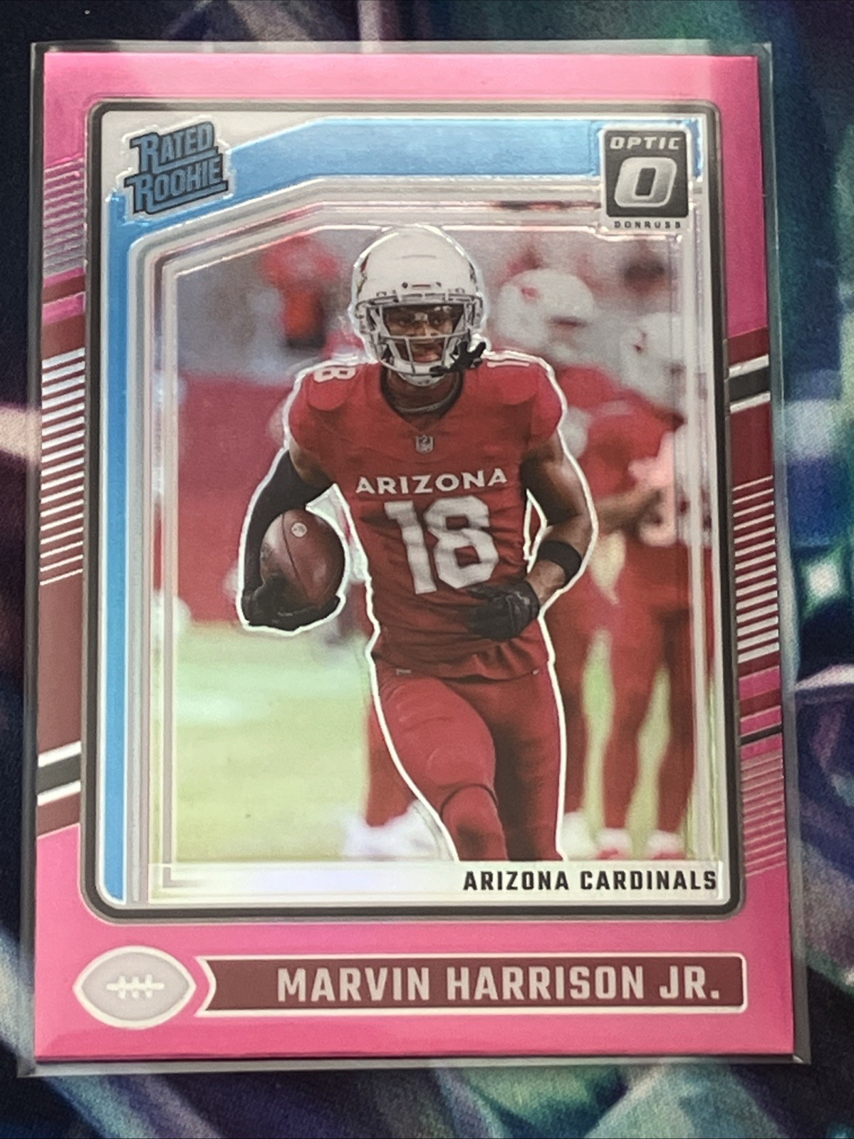 2024 Panini Donruss Optic Marvin Harrison Jr. Rated Rookie #276 Pink Prizm RC