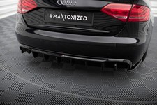 Heckdiffusor für Audi A4 B8 Hochglanz schwarz Maxton Design mit ABE