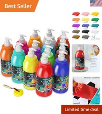 Acrylic Paint Sets for Adults, 14 Colors Larg...