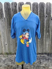 Vintage 1970s/1980s Disney Mickey Mouse 22 Football Shirt Size M