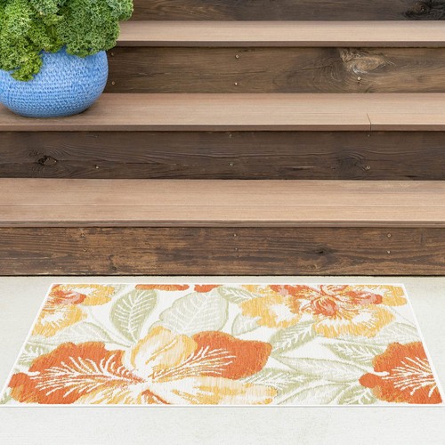 Double Sided/Reversible, Water Resistant Indoor Outdoor Rug 2x3 | Outdoor Rug...