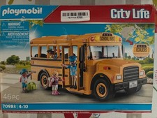 Playmobil School Bus w/Lights 70983  Read Description 2022