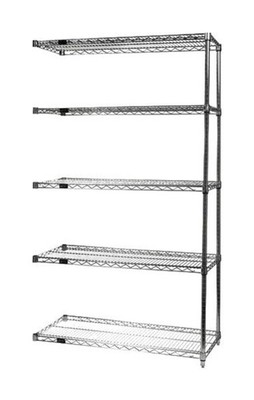 Quantum Storage Systems - AD86-1472P-5 - WIRE 5 SHELF ADD-ON KIT PROFORM 86in