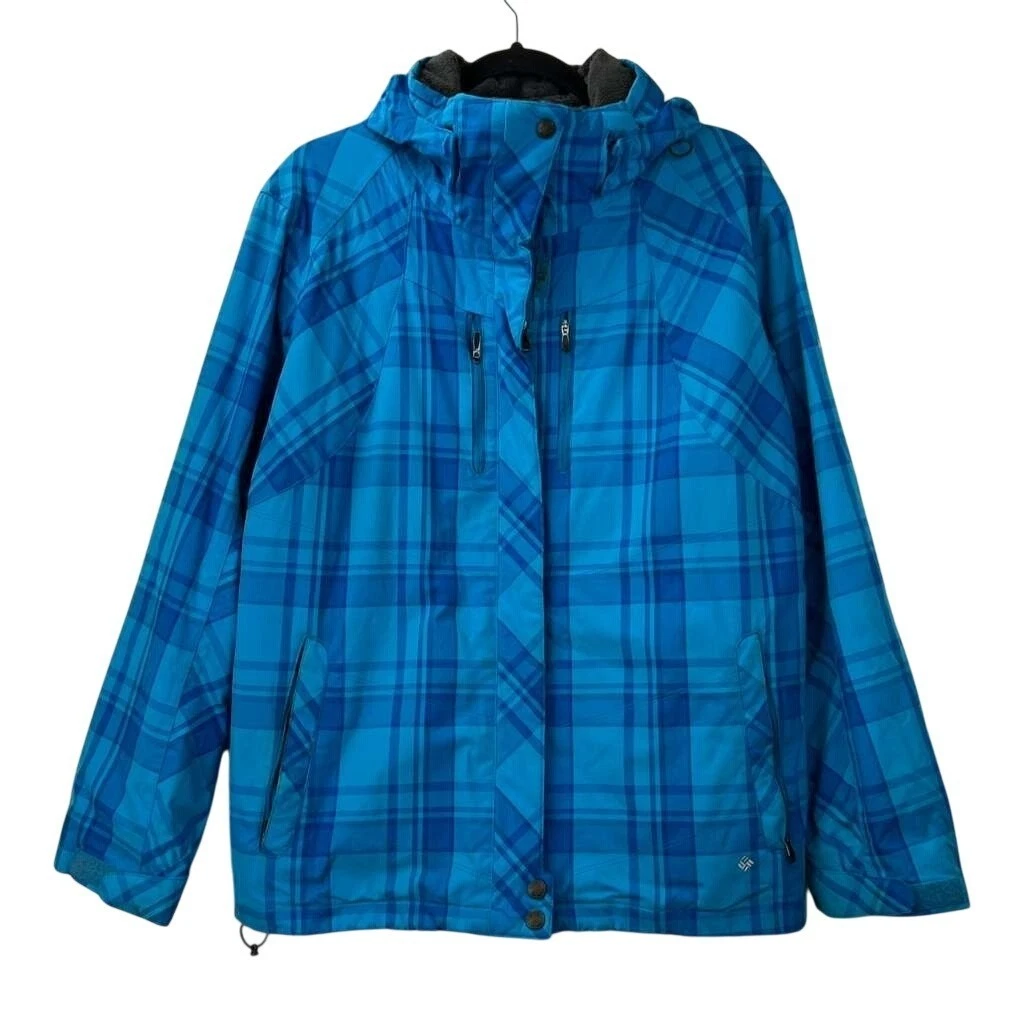 Columbia Blue Plaid Coats, Jackets & Vests for Women for sale | eBay