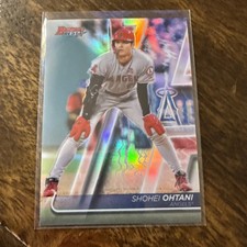 2020 Bowman's Best Refractors #22 Shohei Ohtani Los Angeles Angels