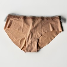 Victoria's Secret Hiphugger Culotte Panty Peach Size Large NEW