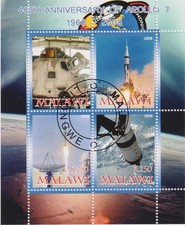 Space Malawi Stamped 10196
