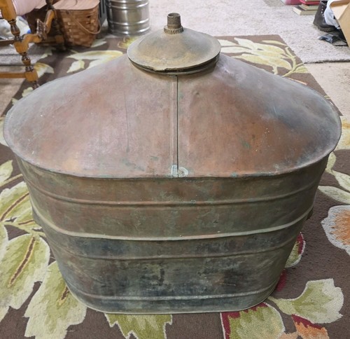 Antique Copper Brass Moonshine Still 18 Gallon Vintage Find Mancave Mantiques