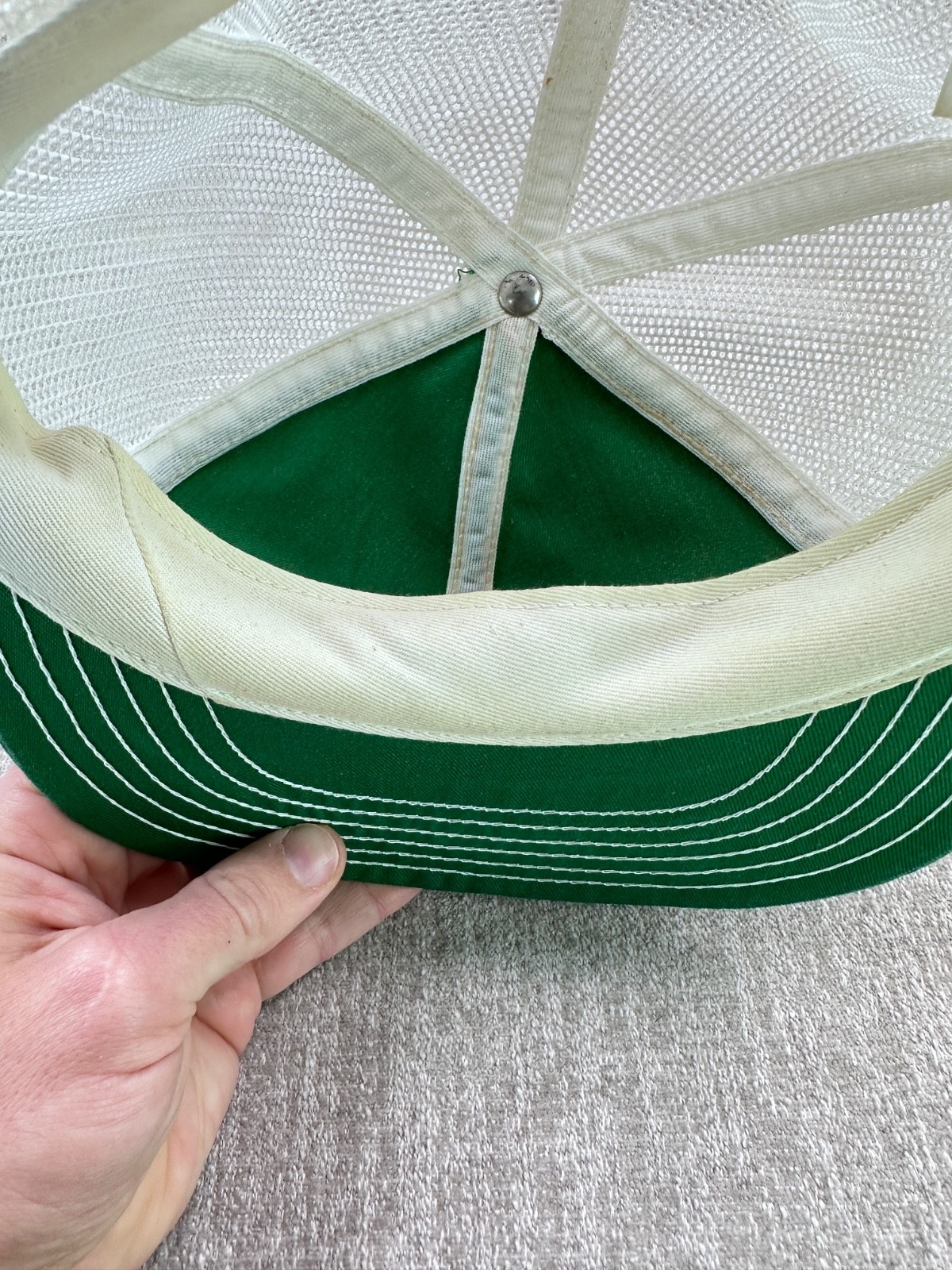 Vintage Carter Lumber PATCH Snapback Trucker Hat … - image 9