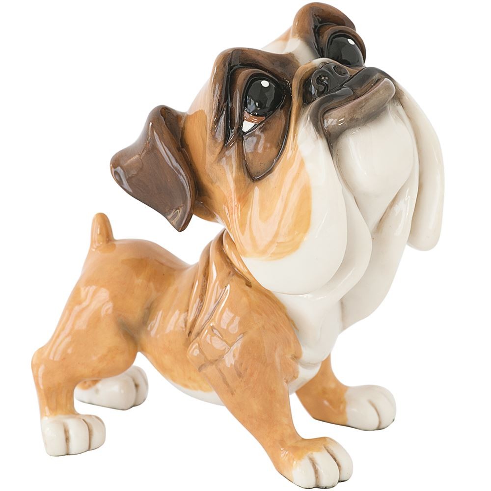 Bulldog Dog Ornament in Ceramic Called Mick Perfect Gift for a Dog Lover