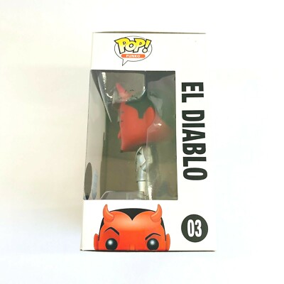 Funko Pop Spastik Plastik El Diablo Silver Suit 20th Anniversary