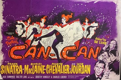 Filmposter CAN-CAN,1960,UK Quad,76 x 102 cm,Stafford &Co.,London,