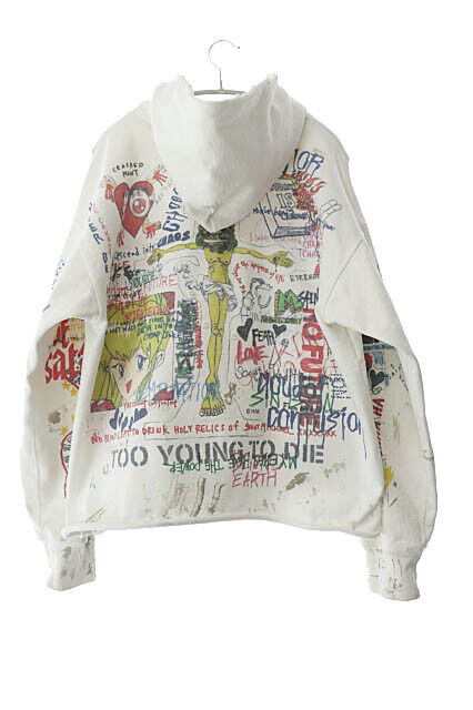 SAINT MICHAEL Takashi Murakami 21AW Graphic Hoodie SAINT MICHAEL Takashi Murakami 21AW Graphic Hoodie