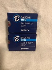 2 X Beauche Men Face  Body Soap Sporty LOT OF 2