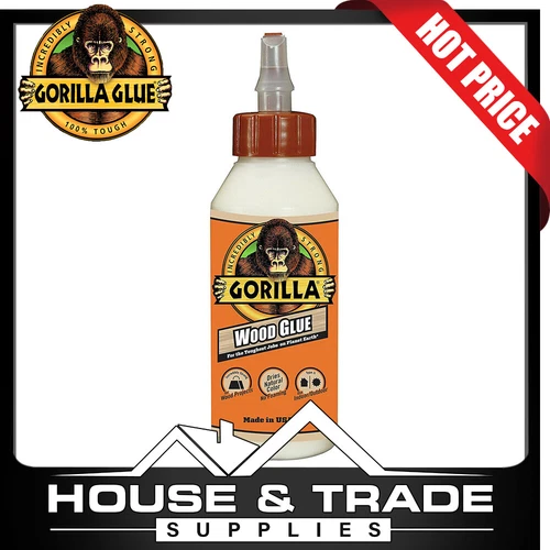 Gorilla Wood Glue Adhesive 532ml Dries Natural Colour 2217
