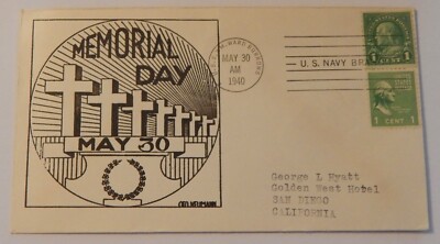 USS William Ward Burrows (AP 6) Memorial Day May 30 1940